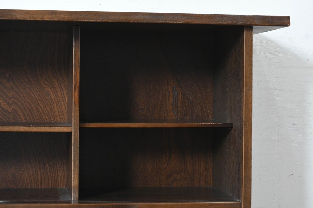 中古　美品　カリモク家具(karimoku)　美しい木目が映える 和モダンデザインのサイドボード　(R-087813)