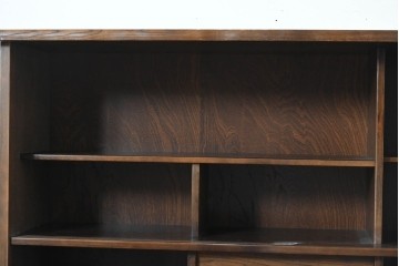 中古　美品　カリモク家具(karimoku)　美しい木目が映える 和モダンデザインのサイドボード　(R-087813)