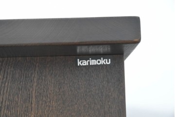 中古　美品　カリモク家具(karimoku)　美しい木目が映える 和モダンデザインのサイドボード　(R-087813)