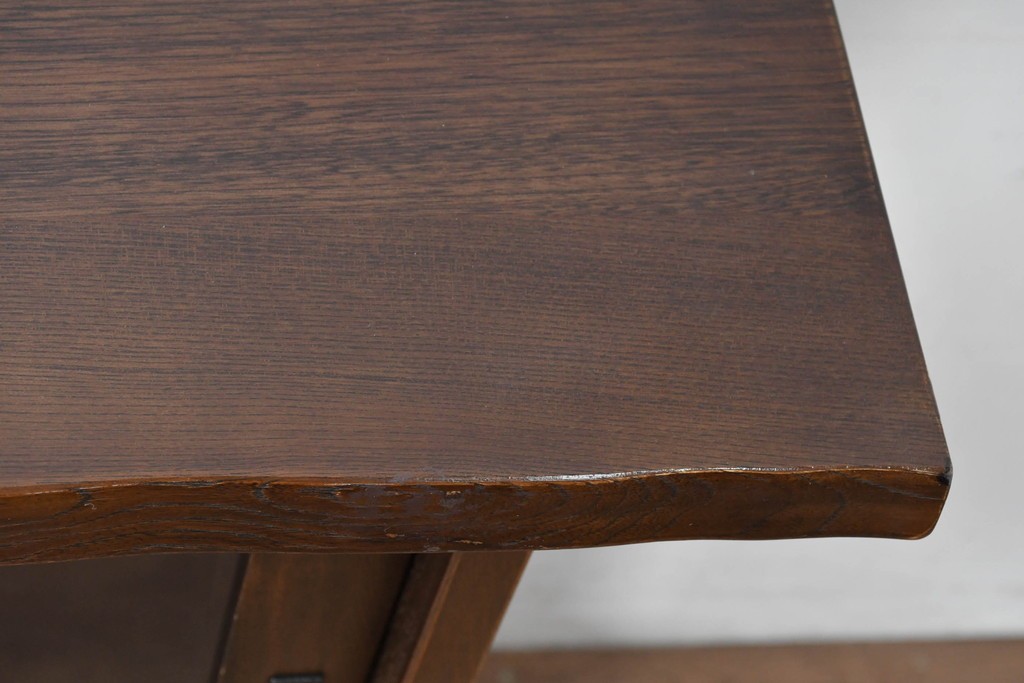 中古　美品　カリモク家具(karimoku)　美しい木目が映える 和モダンデザインのサイドボード　(R-087813)