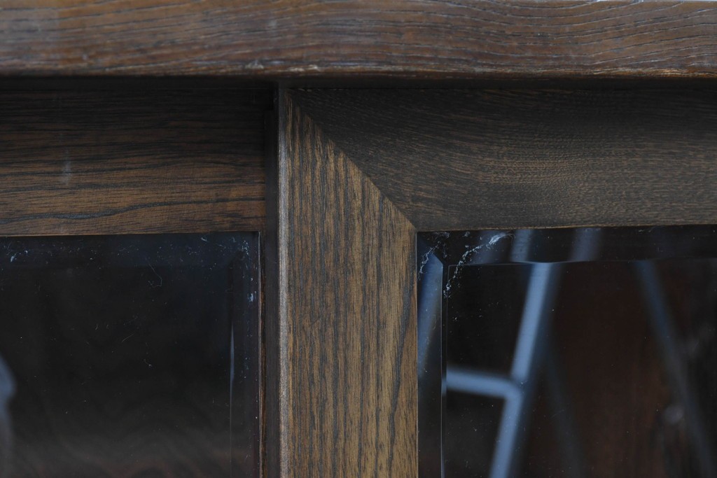 中古　美品　カリモク家具(karimoku)　美しい木目が映える 和モダンデザインのサイドボード　(R-087813)