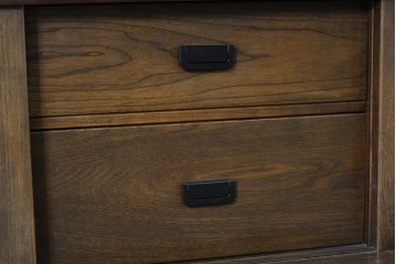 中古　美品　カリモク家具(karimoku)　美しい木目が映える 和モダンデザインのサイドボード　(R-087813)