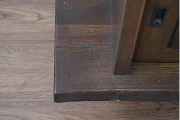 中古　美品　カリモク家具(karimoku)　美しい木目が映える 和モダンデザインのサイドボード　(R-087813)