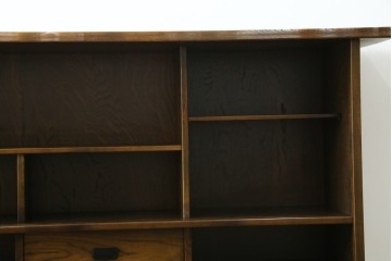 中古　美品　カリモク家具(karimoku)　美しい木目が映える ! 和モダンデザインのサイドボード　(R-087813)