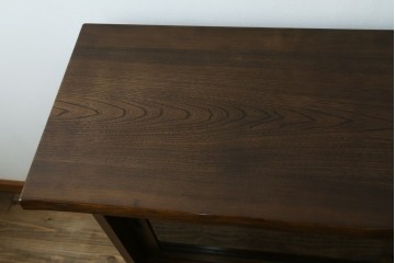 中古　美品　カリモク家具(karimoku)　美しい木目が映える ! 和モダンデザインのサイドボード　(R-087813)
