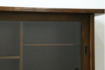 中古　美品　カリモク家具(karimoku)　美しい木目が映える ! 和モダンデザインのサイドボード　(R-087813)
