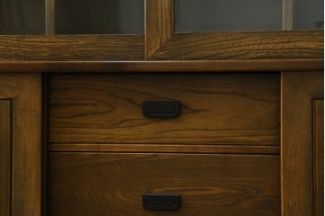 中古　美品　カリモク家具(karimoku)　美しい木目が映える ! 和モダンデザインのサイドボード　(R-087813)