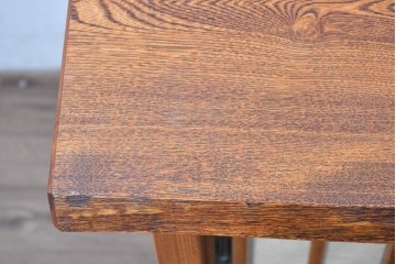 中古　美品　国産職人手作り　岩泉純木家具　和紙張りの引き戸が印象的な栓材・漆塗りのテレビボード　製作費推定70万円　(R-087815)