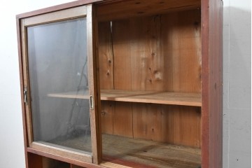 和製アンティーク　大正期から昭和初期　素朴な存在感が魅力の戸棚　(R-087818)