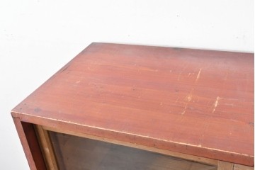 和製アンティーク　大正期から昭和初期　素朴な存在感が魅力の戸棚　(R-087818)