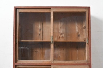 和製アンティーク　大正期から昭和初期　素朴な存在感が魅力の戸棚　(R-087818)