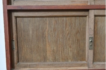 和製アンティーク　大正期から昭和初期　素朴な存在感が魅力の戸棚　(R-087818)