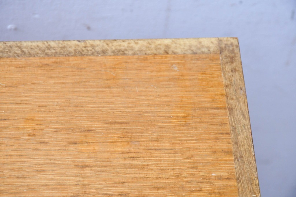 和製ヴィンテージ　昭和レトロ　KIHARA　ナラ材製　卓上収納におすすめの図書館のカードケース　(R-087820)