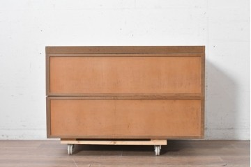 和製ヴィンテージ　昭和レトロ　KIHARA　ナラ材製　卓上収納におすすめの図書館のカードケース　(R-087822)