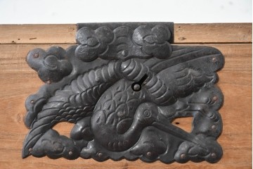 和製アンティーク　明治期から大正期　総桐材　重ね秋田箪笥　(R-087824)