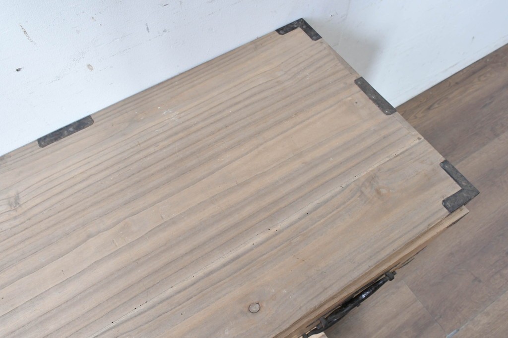 和製アンティーク　明治期から大正期　総桐材　秋田箪笥ローボード　(R-087825)