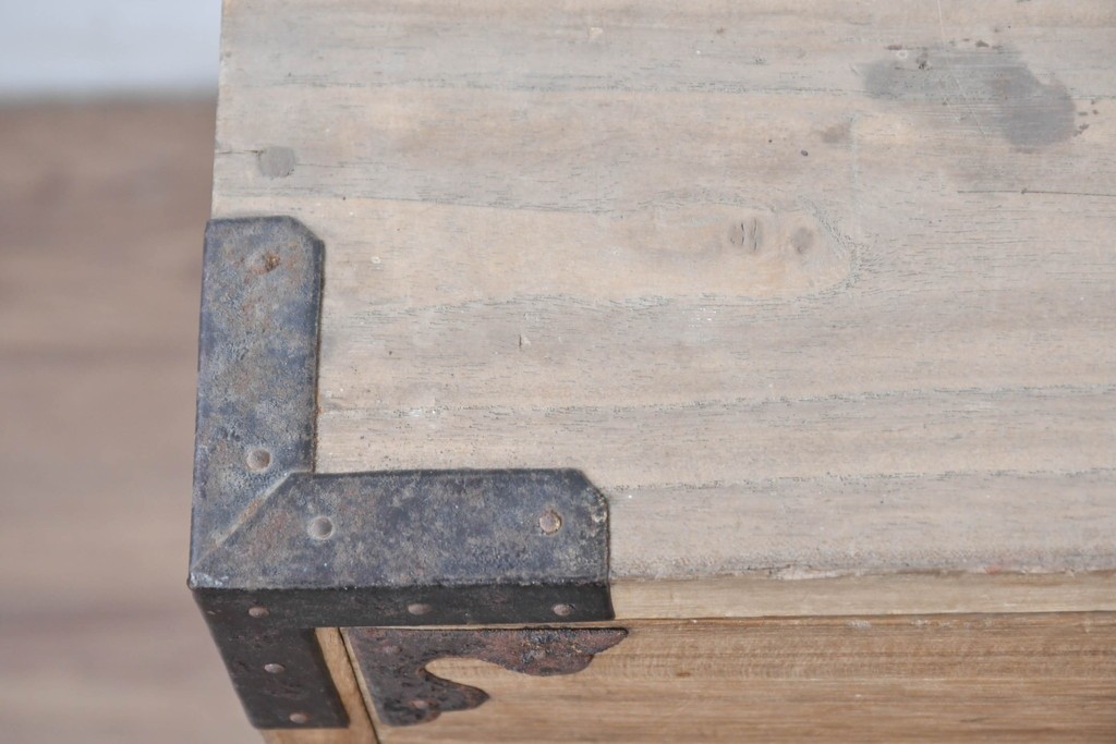 和製アンティーク　明治期から大正期　総桐材　秋田箪笥ローボード　(R-087825)