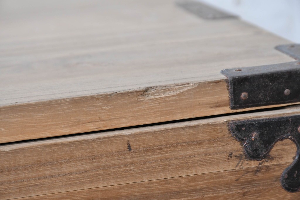 和製アンティーク　明治期から大正期　総桐材　秋田箪笥ローボード　(R-087825)