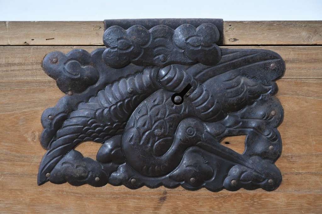 和製アンティーク　明治期から大正期　総桐材　秋田箪笥ローボード　(R-087825)