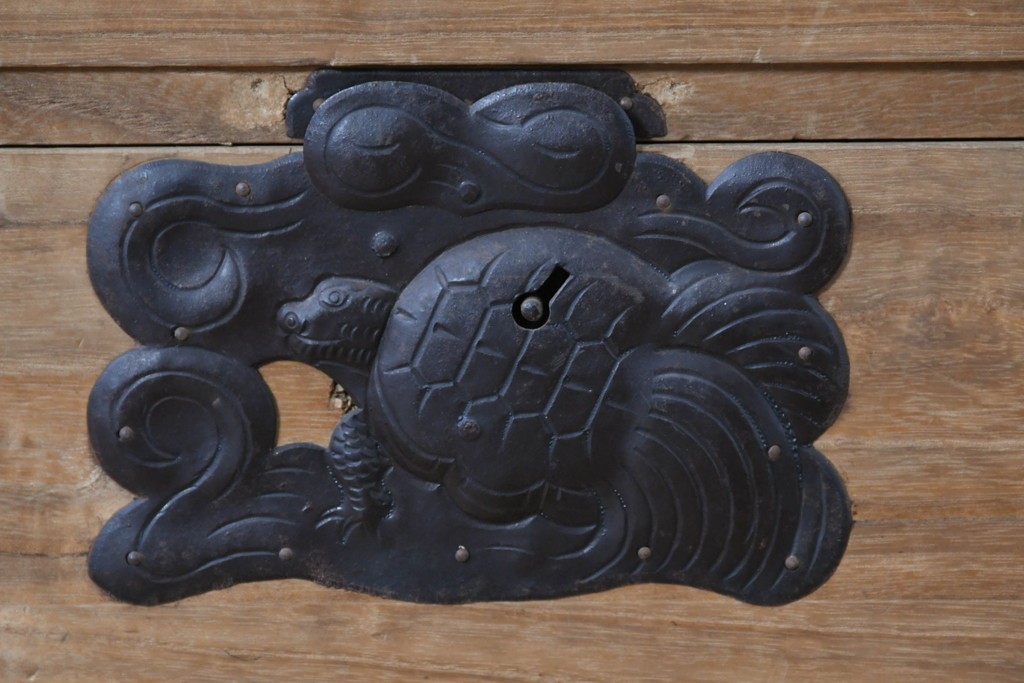 和製アンティーク　明治期から大正期　総桐材　秋田箪笥ローボード　(R-087825)