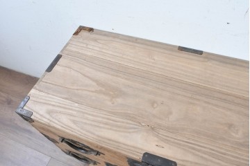 和製アンティーク　明治期から大正期　総桐材　秋田箪笥ローボード　(R-087826)