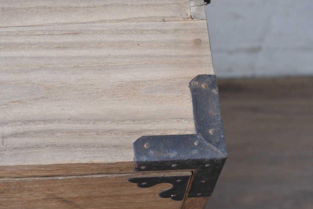 和製アンティーク　明治期から大正期　総桐材　秋田箪笥ローボード　(R-087826)