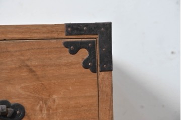 和製アンティーク　明治期から大正期　総桐材　秋田箪笥ローボード　(R-087826)