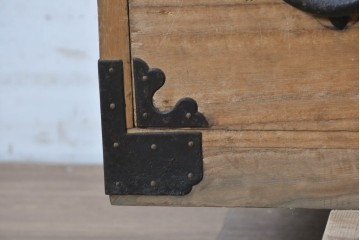 和製アンティーク　明治期から大正期　総桐材　秋田箪笥ローボード　(R-087826)