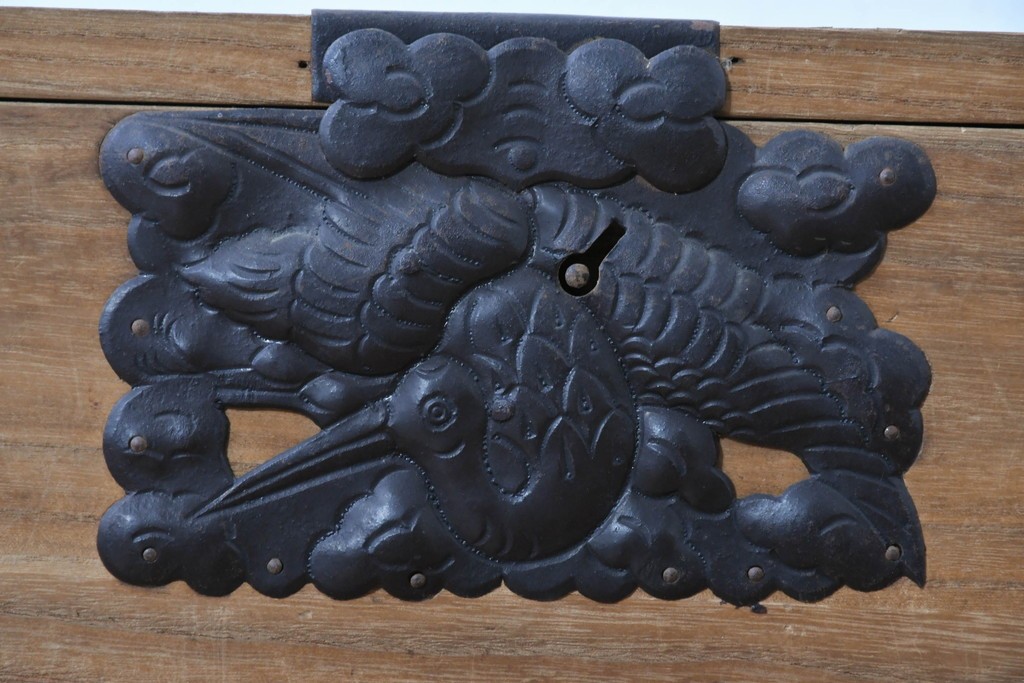 和製アンティーク　明治期から大正期　総桐材　秋田箪笥ローボード　(R-087826)