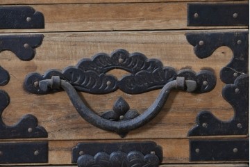 和製アンティーク　明治期から大正期　総桐材　秋田箪笥ローボード　(R-087826)