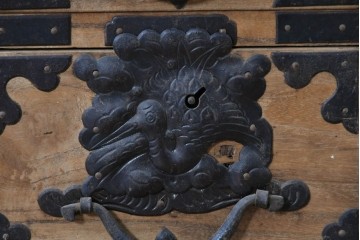 和製アンティーク　明治期から大正期　総桐材　秋田箪笥ローボード　(R-087826)