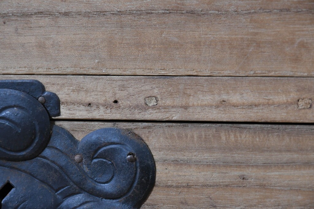 和製アンティーク　明治期から大正期　総桐材　秋田箪笥ローボード　(R-087826)