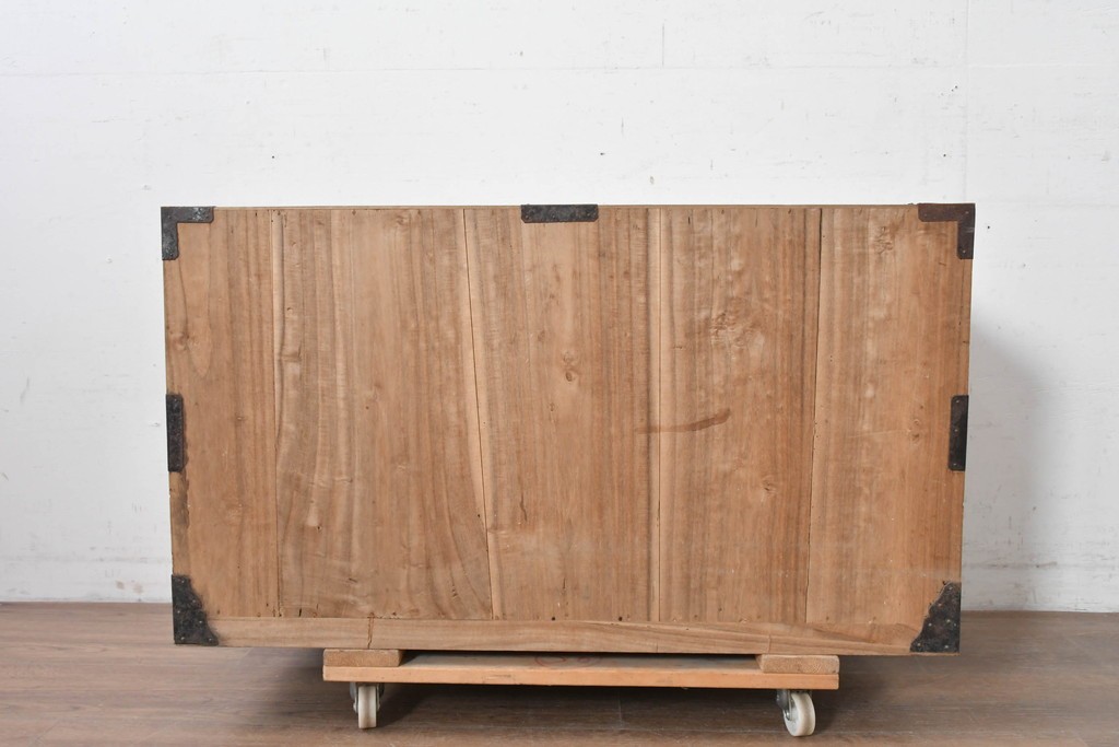 和製アンティーク　明治期から大正期　総桐材　秋田箪笥ローボード　(R-087826)