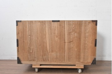 和製アンティーク　明治期から大正期　総桐材　秋田箪笥ローボード　(R-087826)