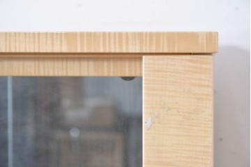 中古　美品　松創(MATSUSO)　照明付きのスタイリッシュなキュリオケース　定価約75万円　(R-087834)