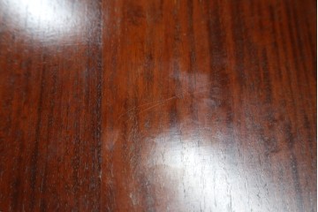 和製ヴィンテージ　美品　希少デザイン!　花梨(カリン)材　六角形の珍しいフォルムが魅力的なガラスケース　(R-087835)