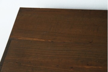 和製アンティーク　昭和レトロ　懐かしのパタパタ扉が付いた古い木味の下駄箱　(R-087837)