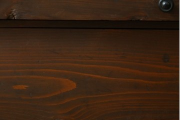 和製アンティーク　昭和レトロ　懐かしのパタパタ扉が付いた古い木味の下駄箱　(R-087837)