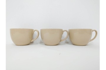 希少　イギリスヴィンテージ　WEDGWOOD(ウェッジウッド)　DRABWARE(ドラブウェア)　トリオ6客セット　(R-087842)