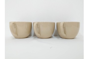 希少　イギリスヴィンテージ　WEDGWOOD(ウェッジウッド)　DRABWARE(ドラブウェア)　トリオ6客セット　(R-087842)