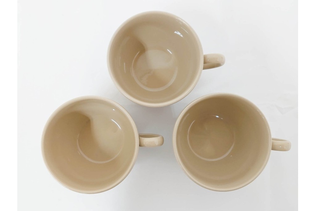 希少　イギリスヴィンテージ　WEDGWOOD(ウェッジウッド)　DRABWARE(ドラブウェア)　トリオ6客セット　(R-087842)