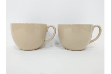希少　イギリスヴィンテージ　WEDGWOOD(ウェッジウッド)　DRABWARE(ドラブウェア)　トリオ6客セット　(R-087842)