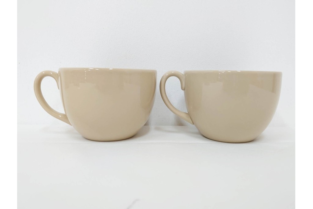 希少　イギリスヴィンテージ　WEDGWOOD(ウェッジウッド)　DRABWARE(ドラブウェア)　トリオ6客セット　(R-087842)