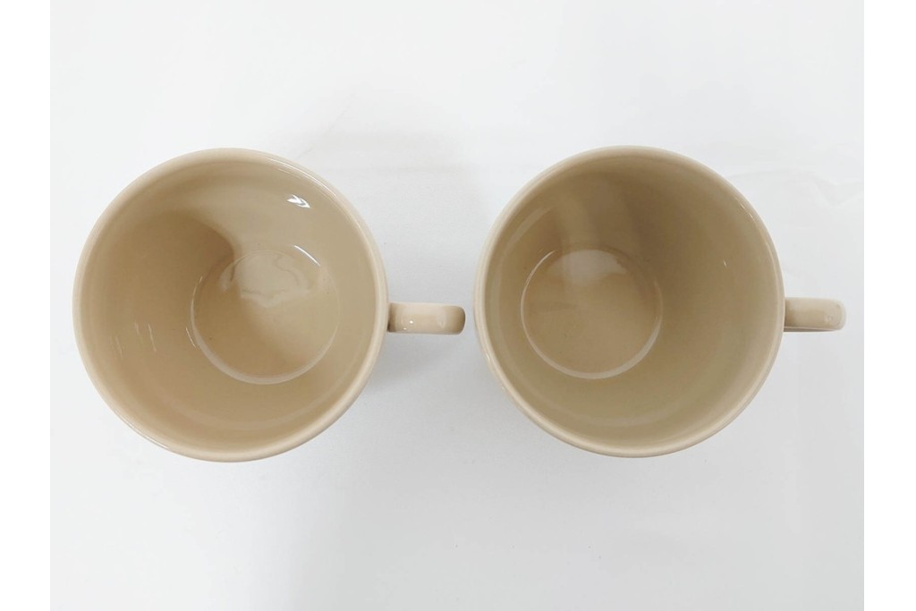 希少　イギリスヴィンテージ　WEDGWOOD(ウェッジウッド)　DRABWARE(ドラブウェア)　トリオ6客セット　(R-087842)