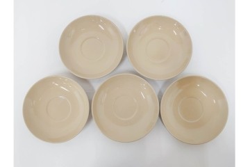 希少　イギリスヴィンテージ　WEDGWOOD(ウェッジウッド)　DRABWARE(ドラブウェア)　トリオ6客セット　(R-087842)