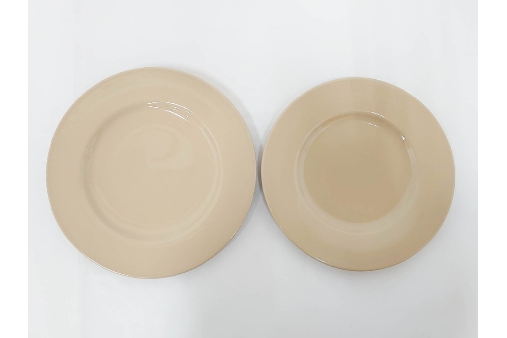 希少　イギリスヴィンテージ　WEDGWOOD(ウェッジウッド)　DRABWARE(ドラブウェア)　トリオ6客・プレート6点セット　(R-087843)