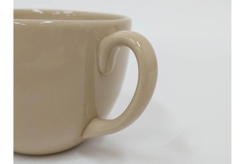 希少　イギリスヴィンテージ　WEDGWOOD(ウェッジウッド)　DRABWARE(ドラブウェア)　トリオ6客・プレート6点セット　(R-087843)