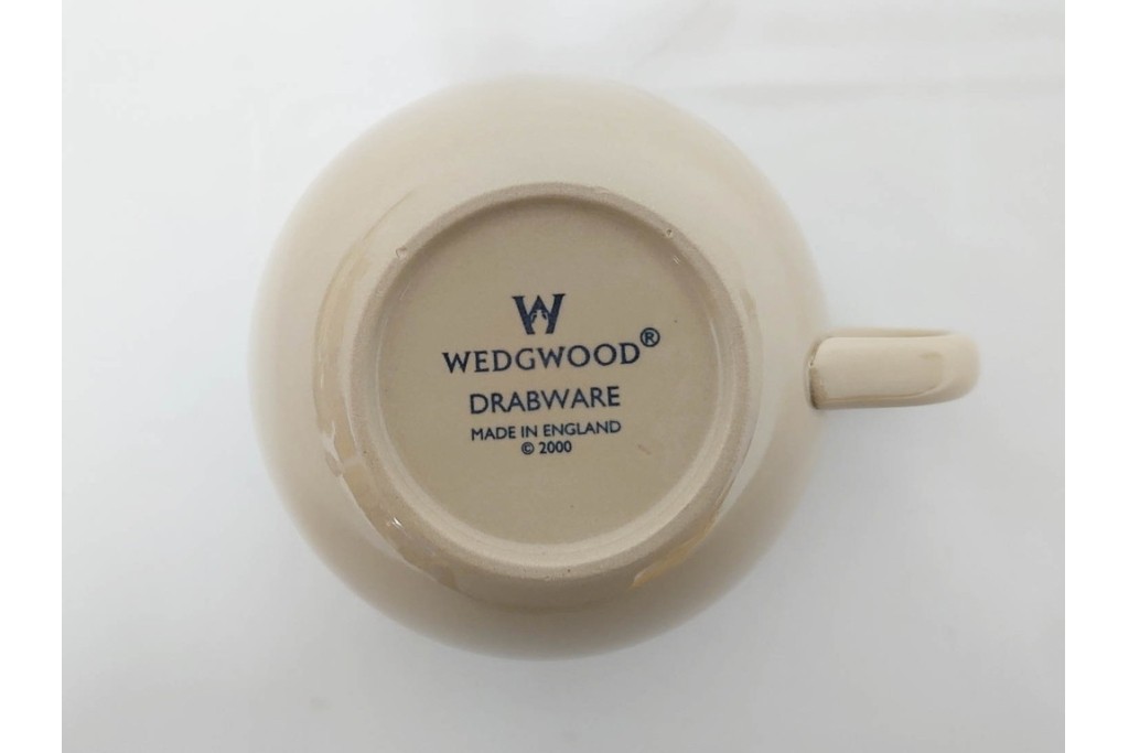 希少　イギリスヴィンテージ　WEDGWOOD(ウェッジウッド)　DRABWARE(ドラブウェア)　トリオ6客・プレート6点セット　(R-087843)