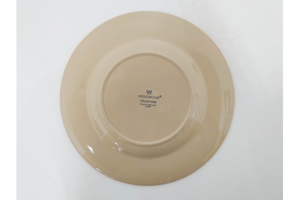 希少　イギリスヴィンテージ　WEDGWOOD(ウェッジウッド)　DRABWARE(ドラブウェア)　トリオ6客・プレート6点セット　(R-087843)