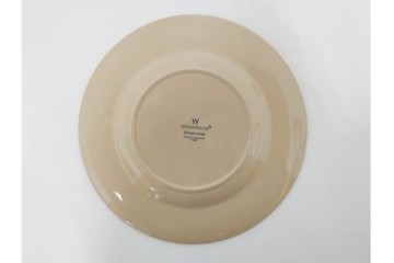 希少　イギリスヴィンテージ　WEDGWOOD(ウェッジウッド)　DRABWARE(ドラブウェア)　トリオ6客・プレート6点セット　(R-087843)